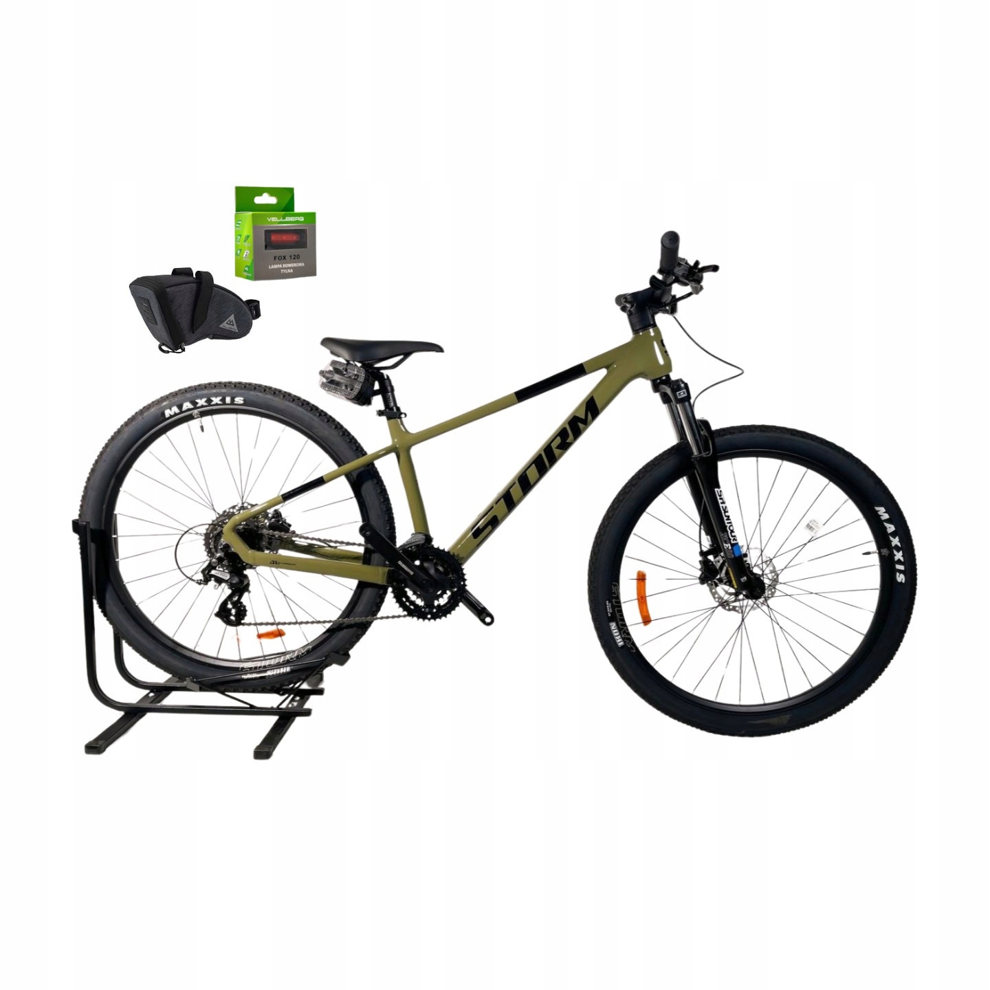 Rower 27,5 Storm Mtb Raptor 1.0 Altus 3X8 2HD 15" Oliwka