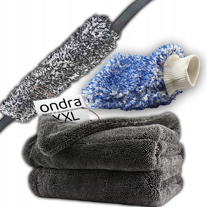 Profesionální Sada Na Mytí A Osušení Auta Ručník Rukavice Pás