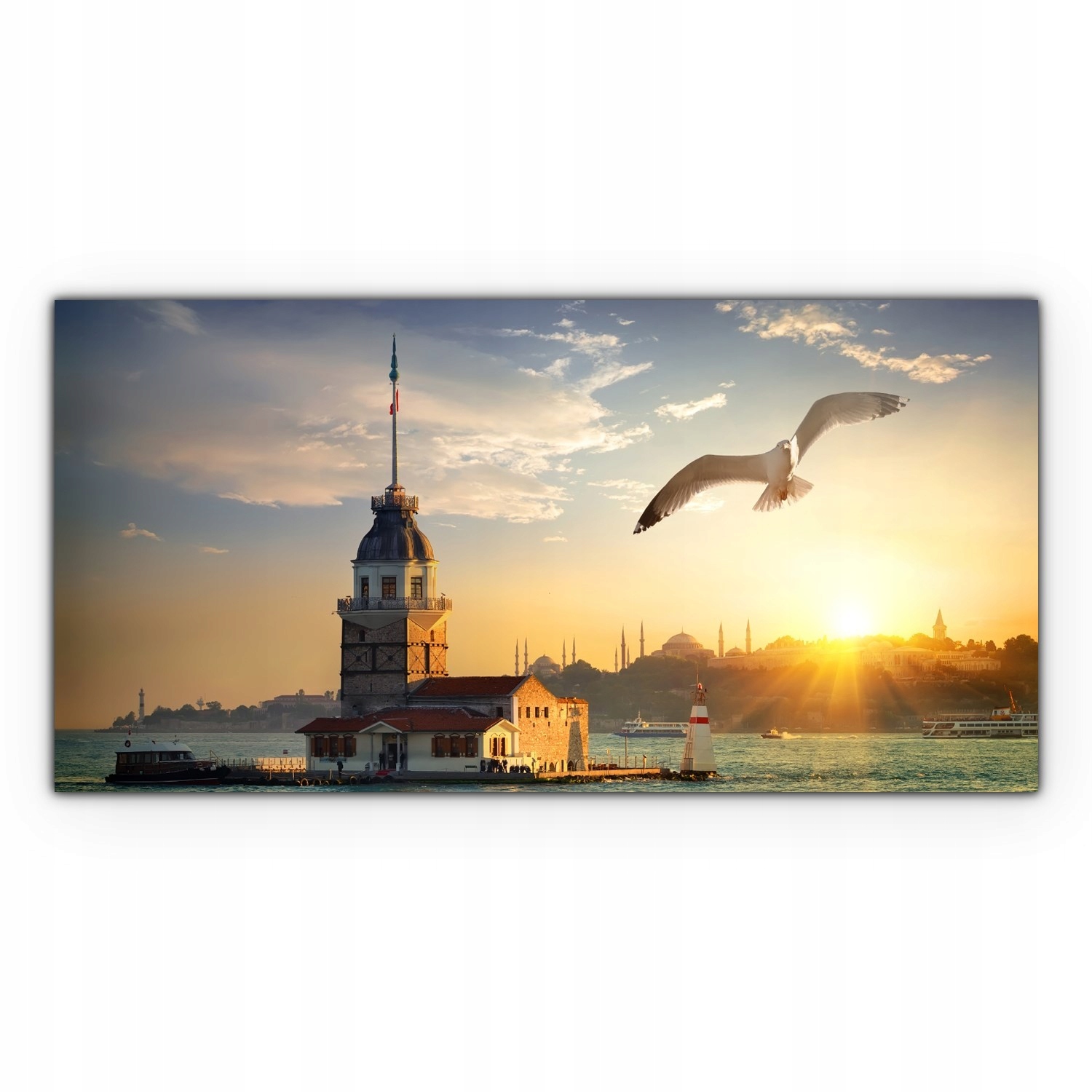 

Obraz canvas na ścianę 140x70 Morze Wschód Słońca