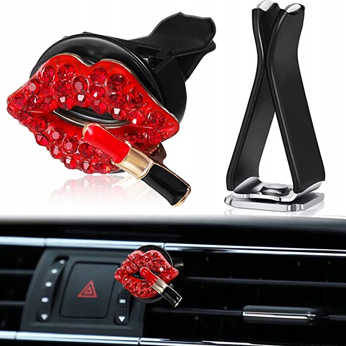 Usta zapach do samochodu Dyfuzor Do Olejków ozdoba Gadżet do kratki nawiewu