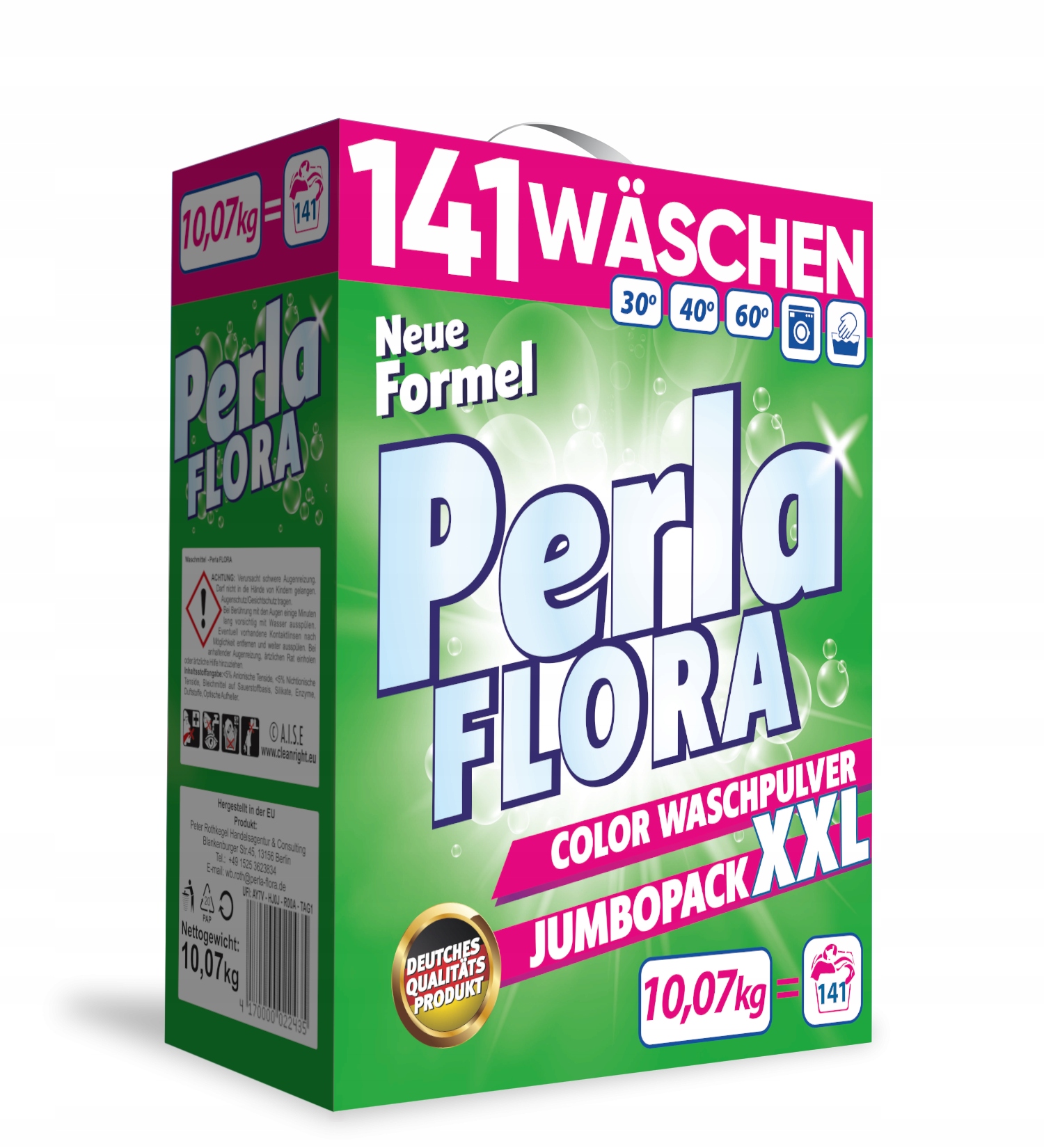 Levně Prací Prášek Perla Flora 10,07 Kg, Barva Persi Flora XXL