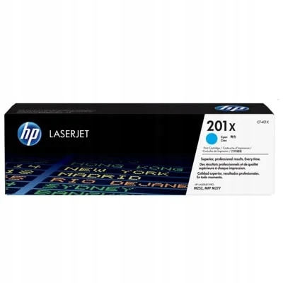 Originální toner Hp 201X CF401X Modrý Cyan LaserJet