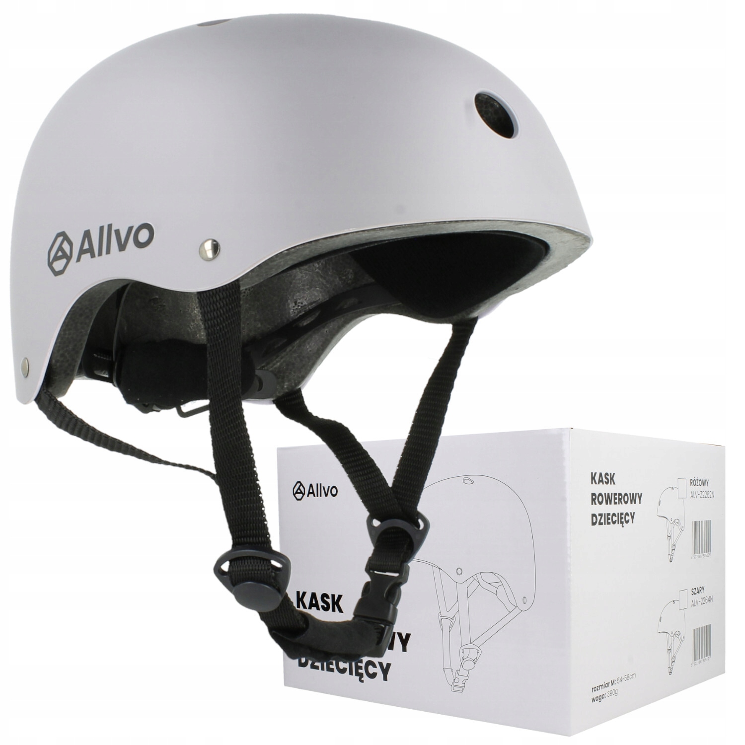 Kask Rowerowy Dziecięcy Regulowany Ochronny Na Rower Hulajnogę Dla Dzieci M