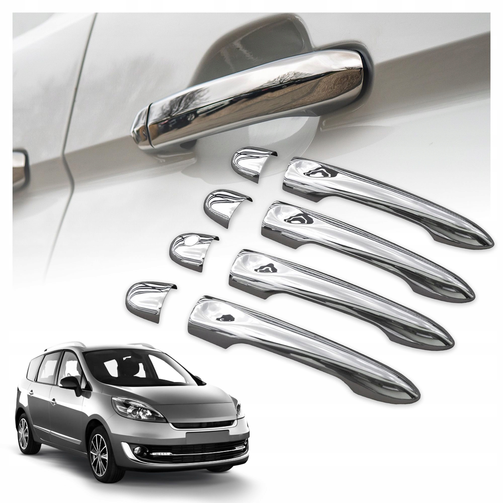Kryty na kľučky a kryty kľučiek pre Renault Grand Scenic III 2009-2016