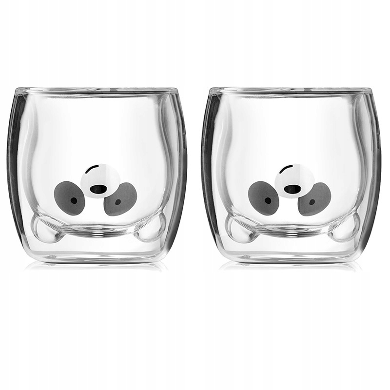 

2x Szklanki Termiczne Panda do kawy latte