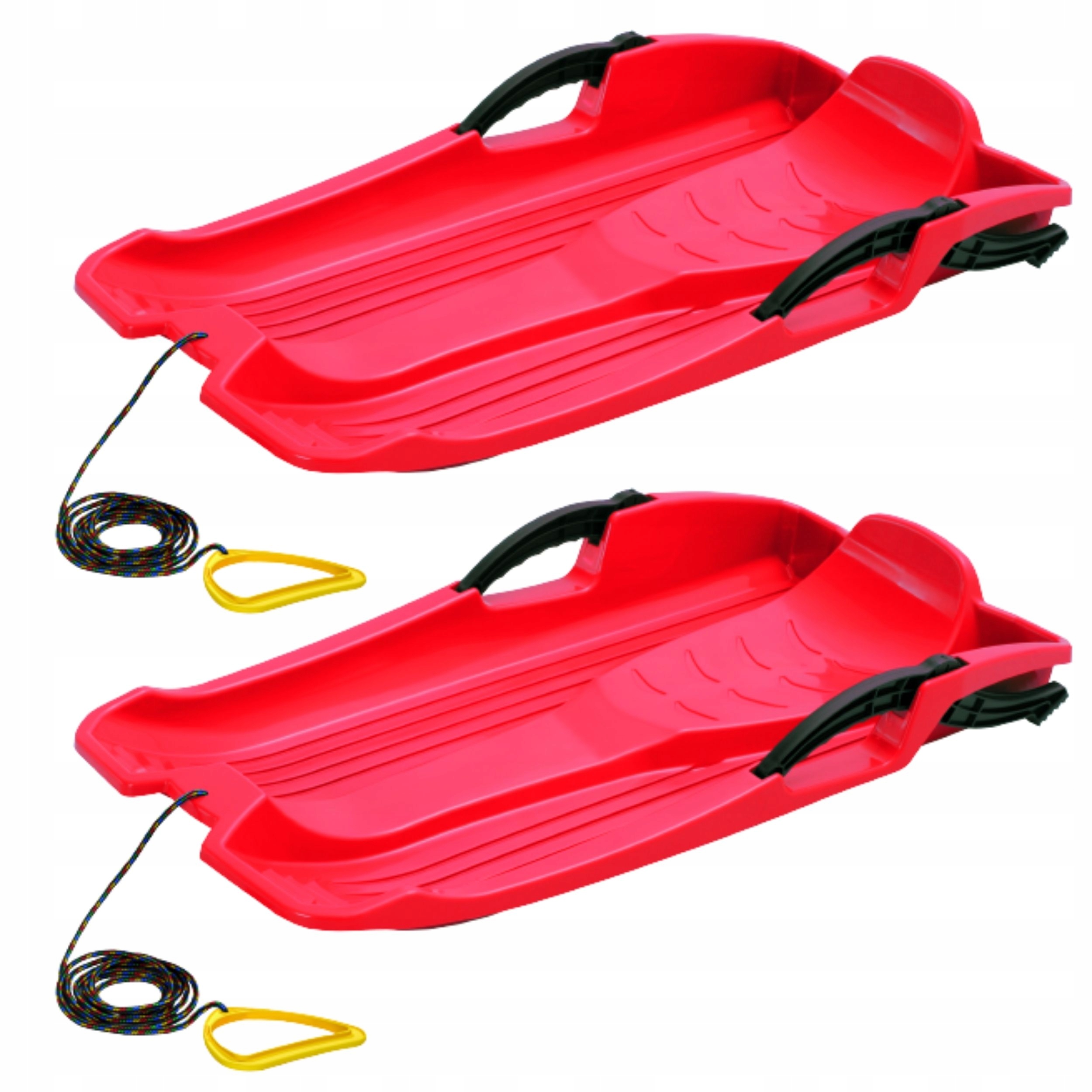 

2x Sanki, Ślizg Bobslej Hornet z hamulcami Sanie
