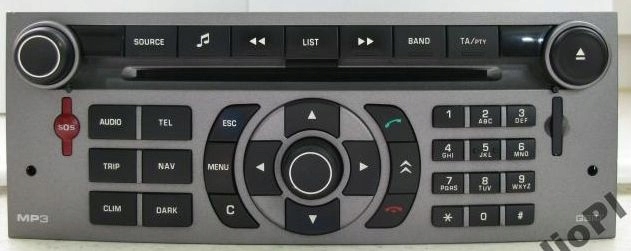 NAWIGACJA PEUGEOT 407 RT4 HDD GPS MP3 RADIO USB PL