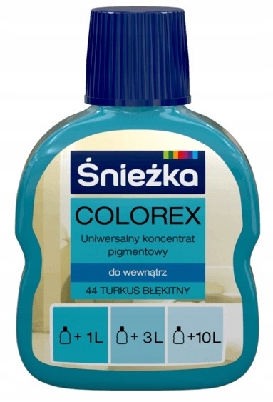 

Śnieżka Pigment Colorex Turkus Błękitny 44 100ML