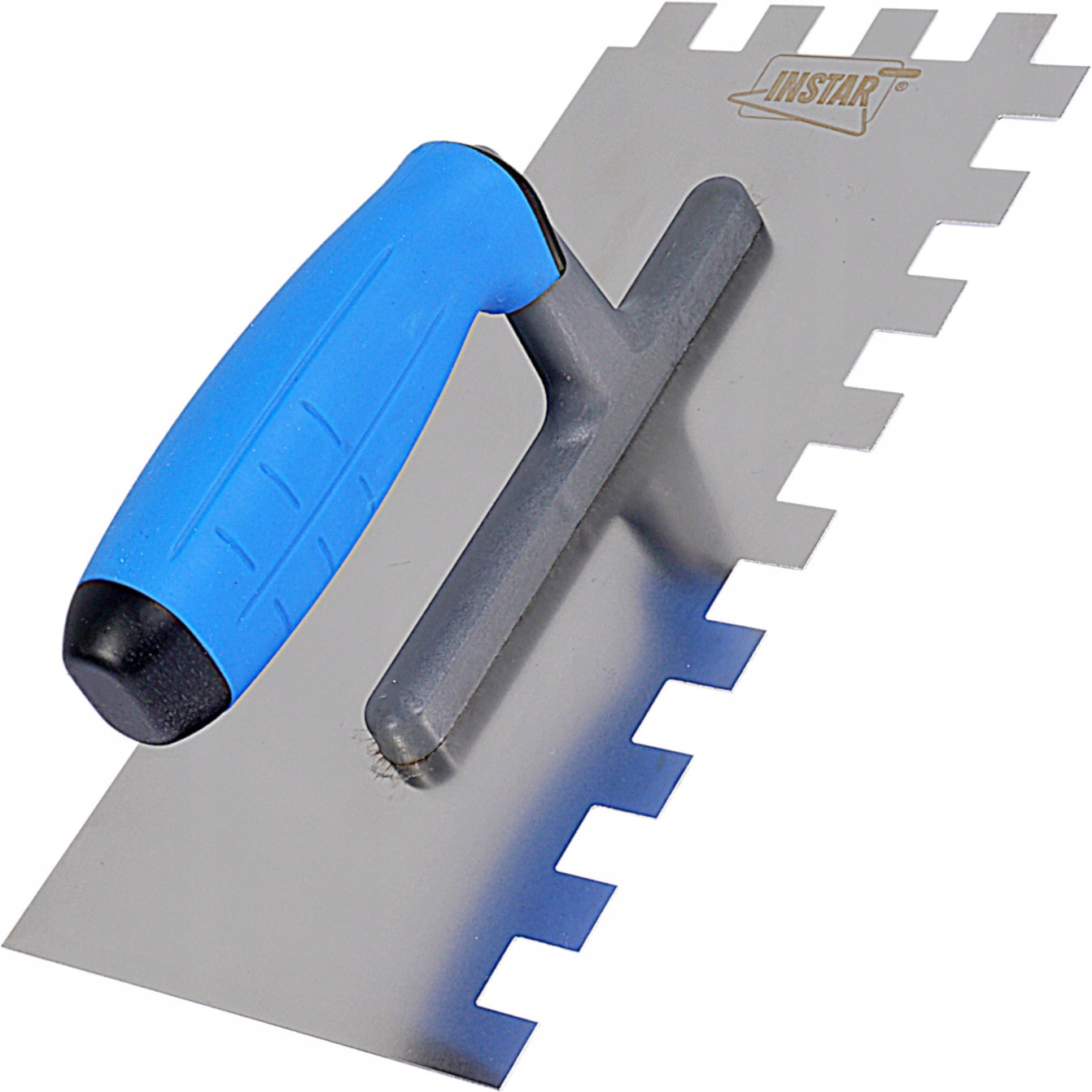 PACA NIERDZEWNA RAJBETKA ZĘBATA 270 MM ZĄB 15x15 MM UCHWYT GUMOWY PL