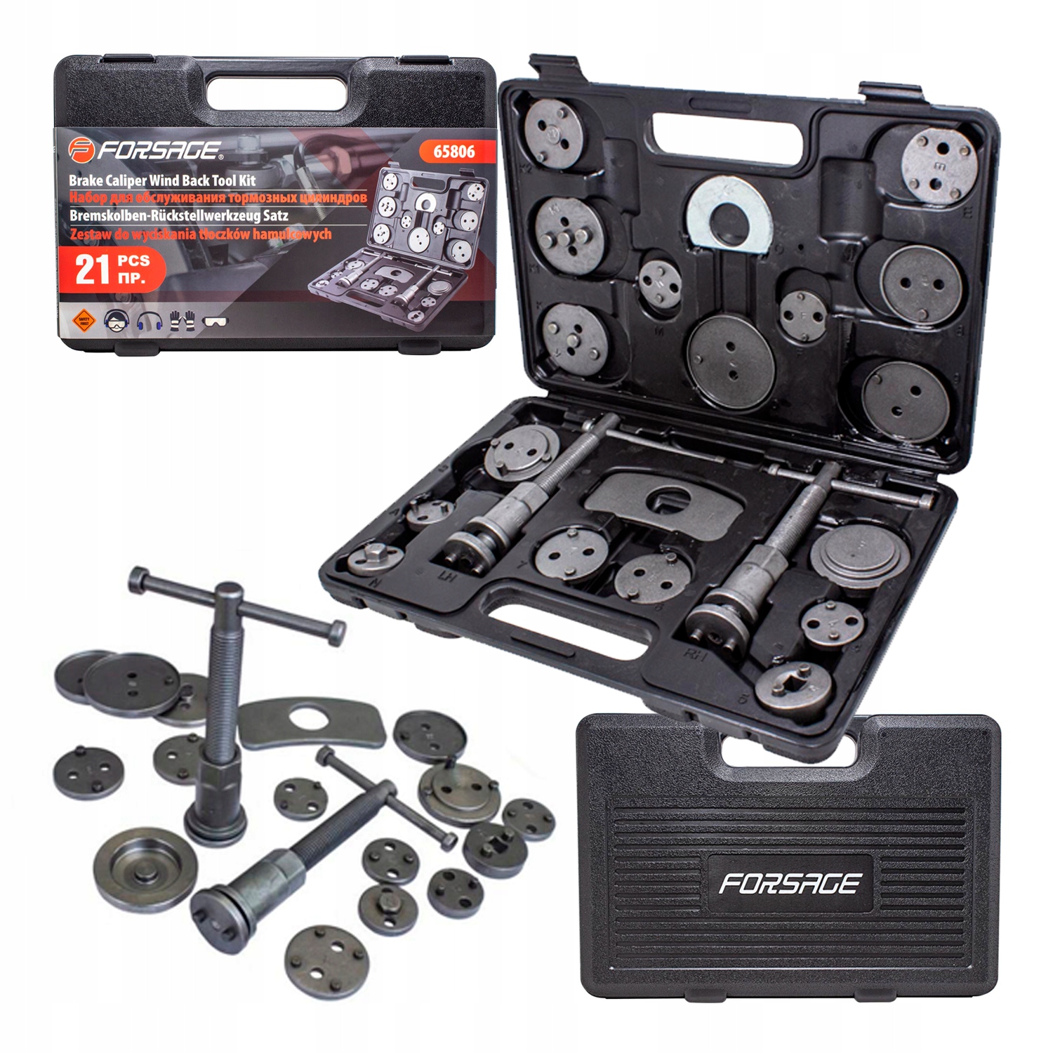 Комплект для видавлювання гальмівних поршнів 21 el.