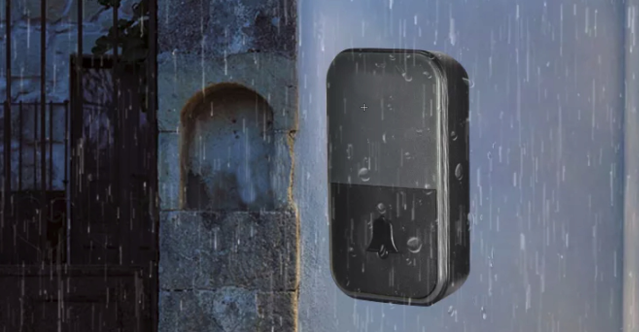 Dzwonek bezprzewodowy do drzwi + 2x nadajnik 300m Kod producenta Dzwonek bezprzewodowy 2U199-BB 2T1R Czarny