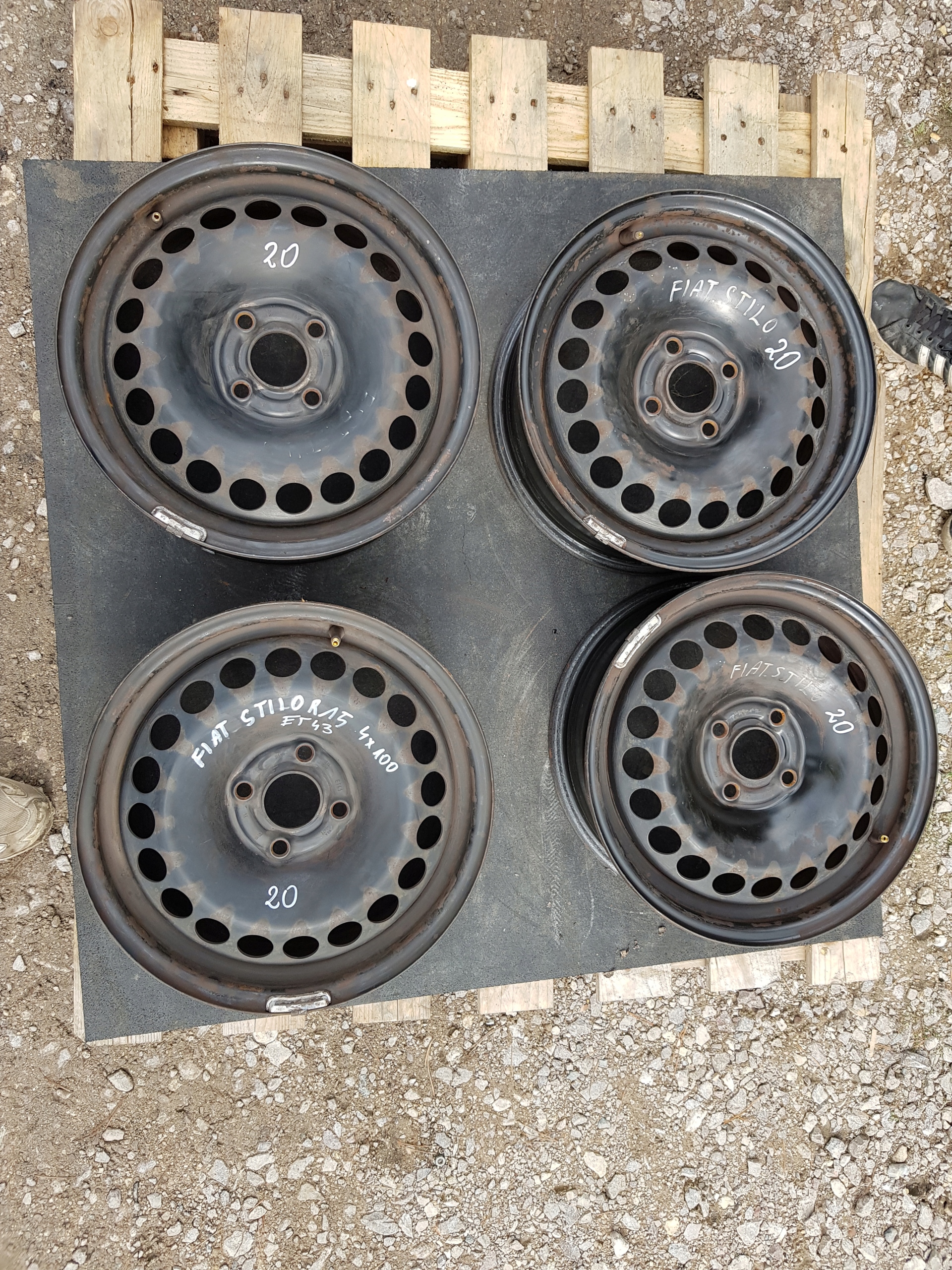 СТАЛЬНЫЕ ДИСКИ FIAT STILO OPEL 15 