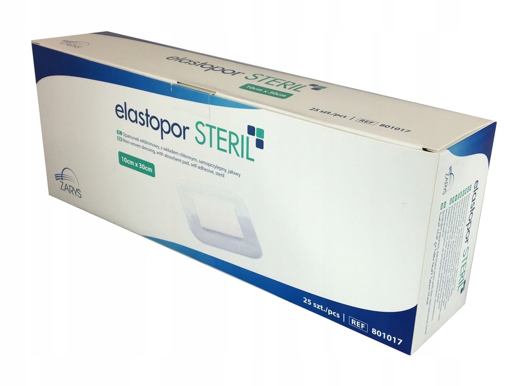 

Elastopor Steril opatrunek jałowy 10 x 30cm 25szt