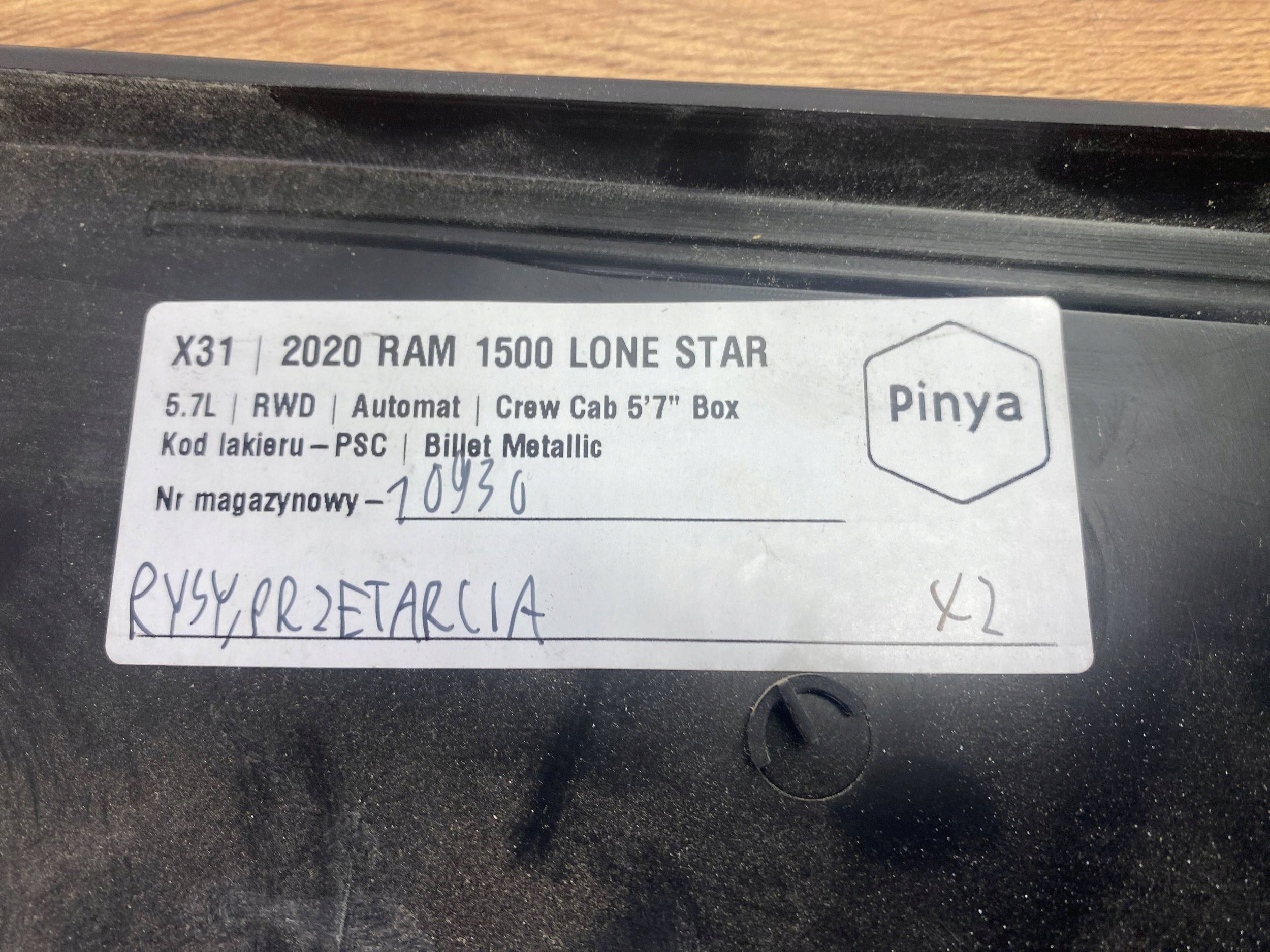 Panel regulacji üllés Ram 1500 2019+