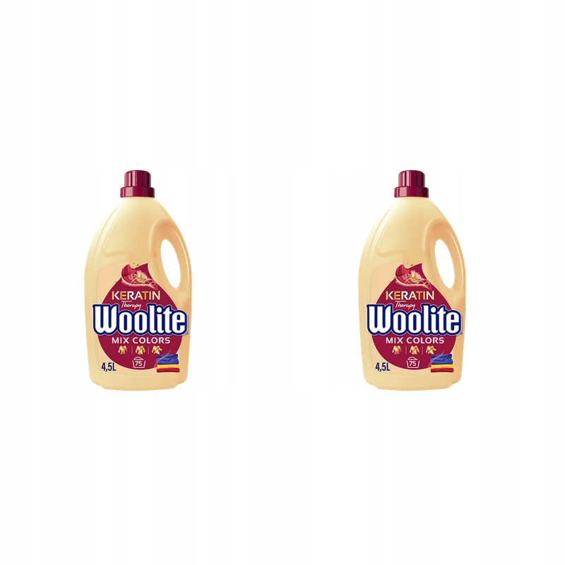 Woolite Colour Keratin 4,5 l/75 praní X2
