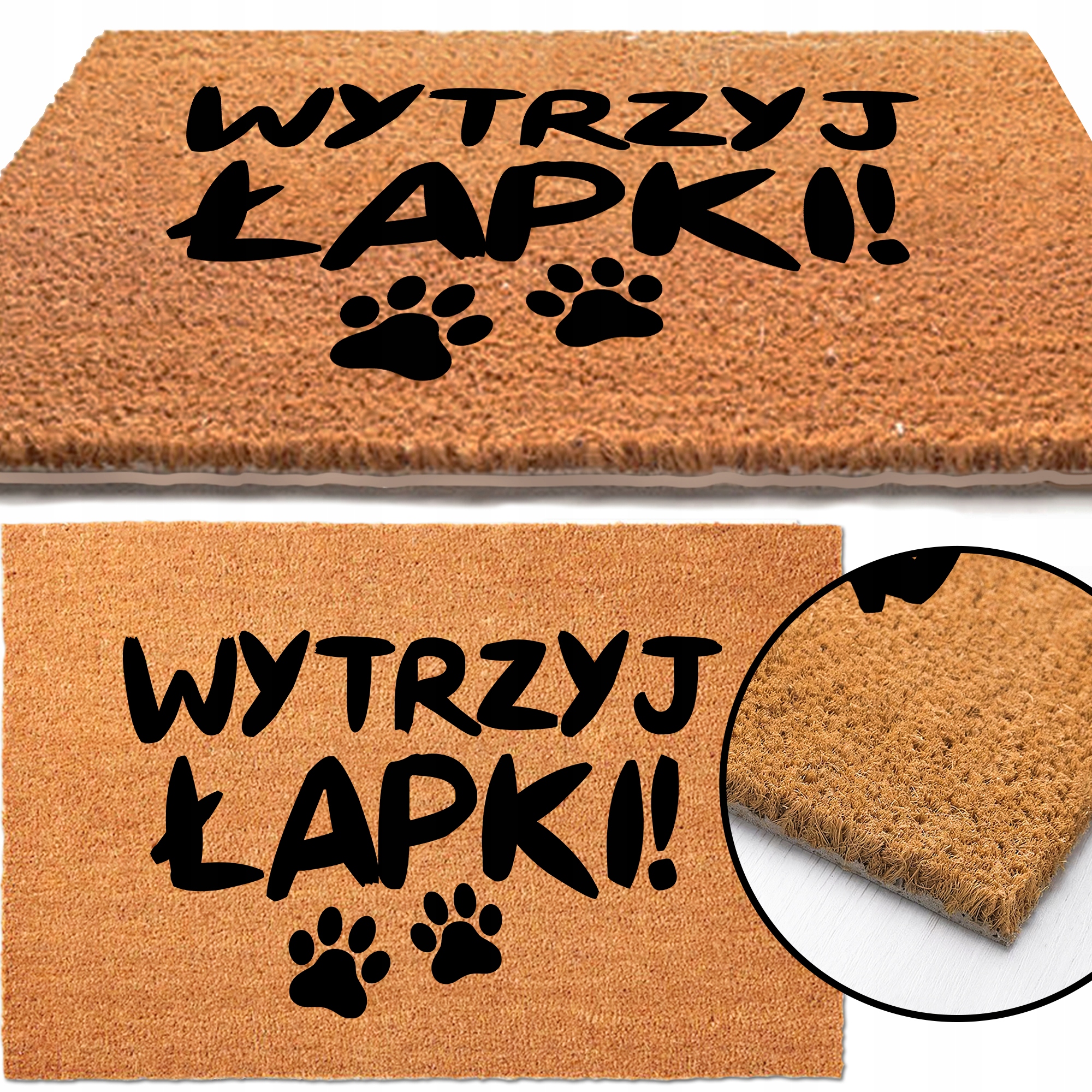 

Wycieraczka Pod Drzwi 40x60 Wytrzyj Łapki