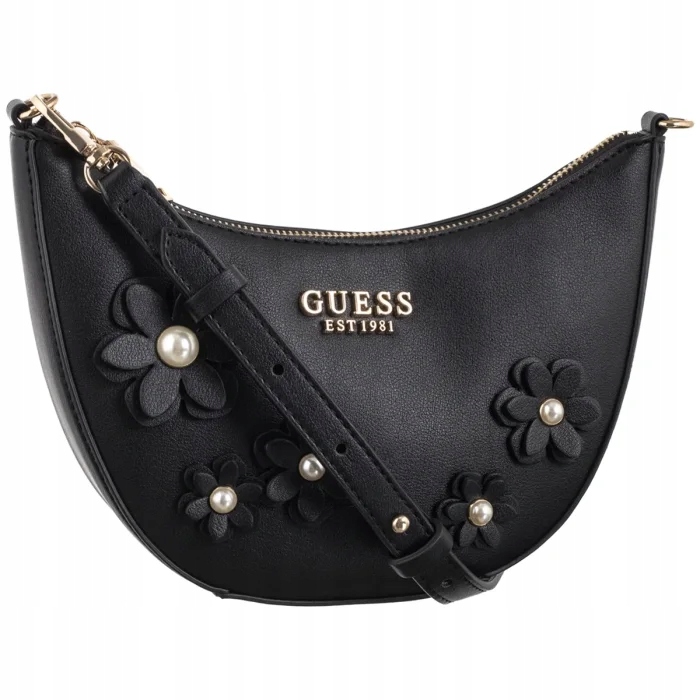 Dámská kabelka Guess Zaria Mini Top Zip Shldr Bag HWBG73 Black Černá