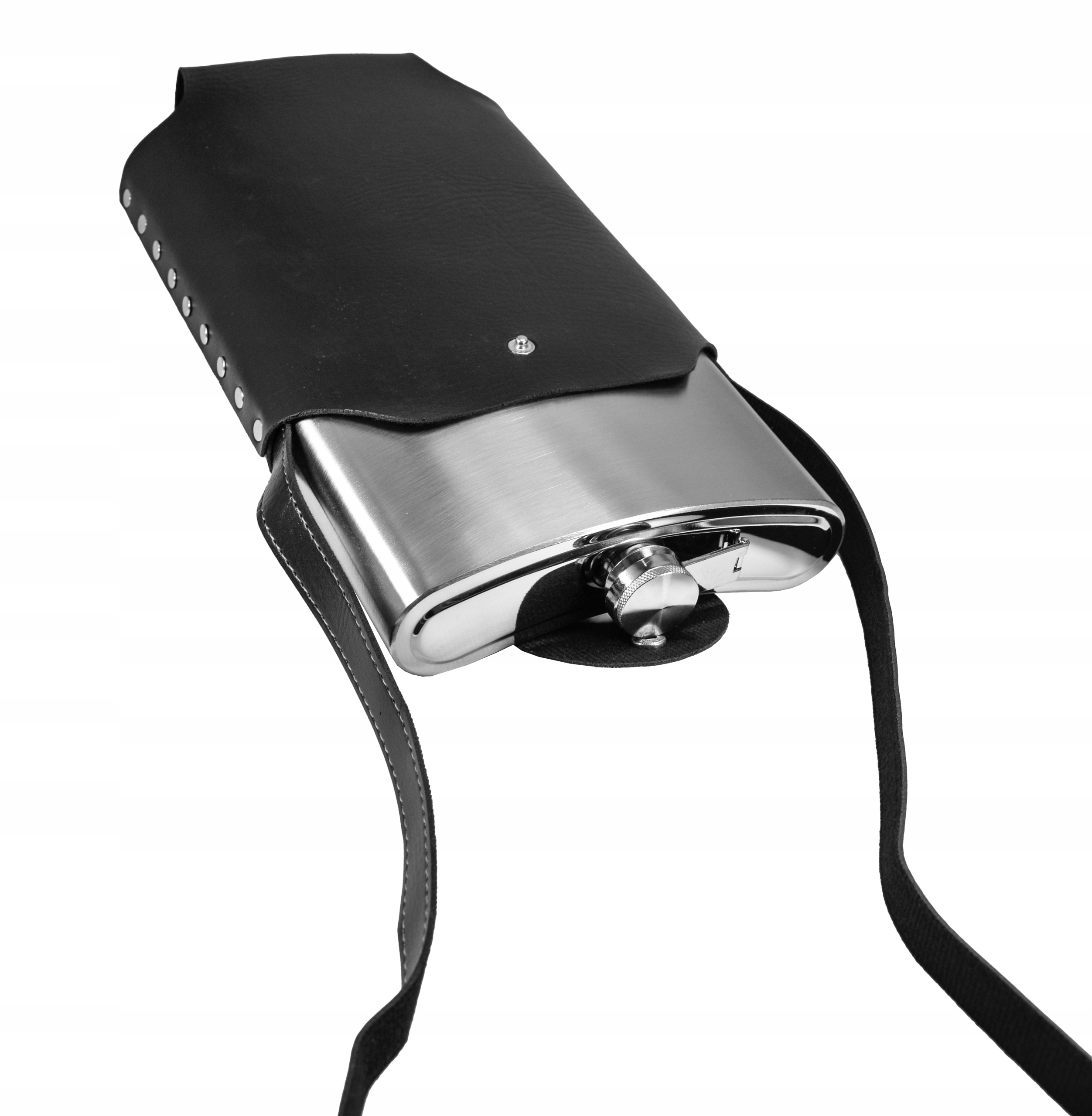 Placatka Velký Největší 1,9 Litru Ocel Menážka Pro Lovce Rybáře