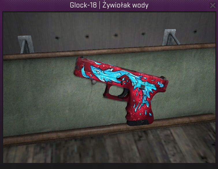 GLOCK18 ŻYWIOŁAK WODY WATER ELEMENTAL cs go skin Stan 31,99 zł