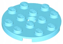 

Lego 60474 Płytka Koło 4x4 Śr. Lazurowa Nowa (2g)