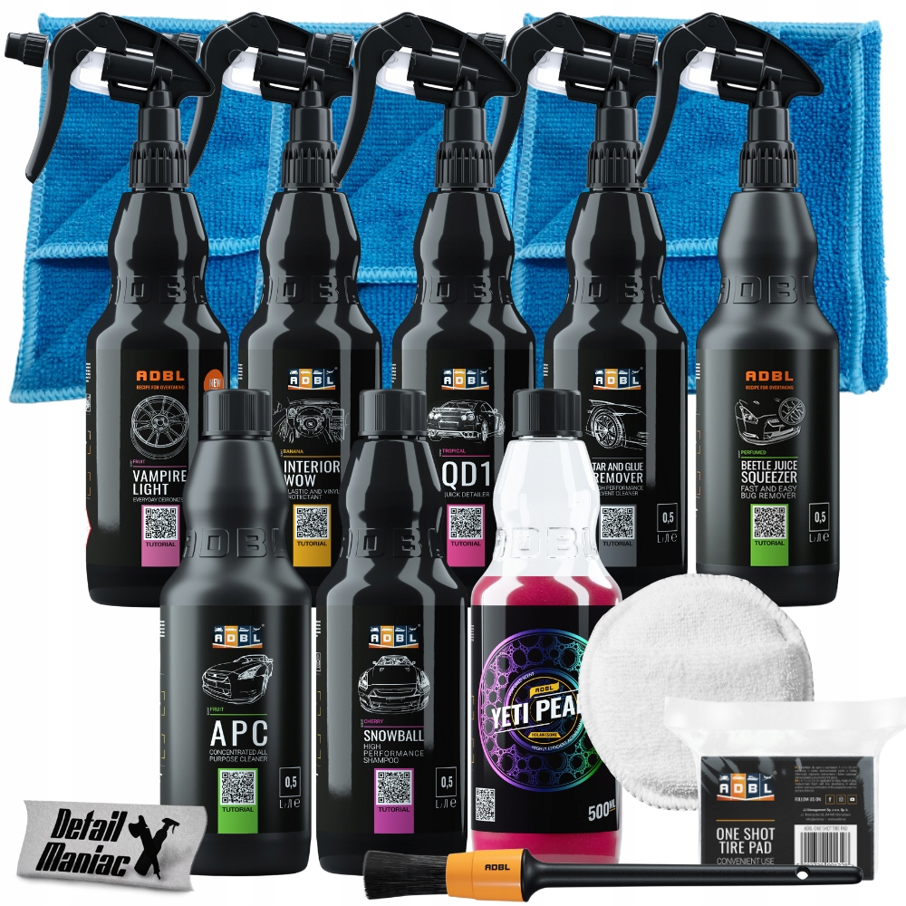 ADBL-полный комплект автомобильной косметики