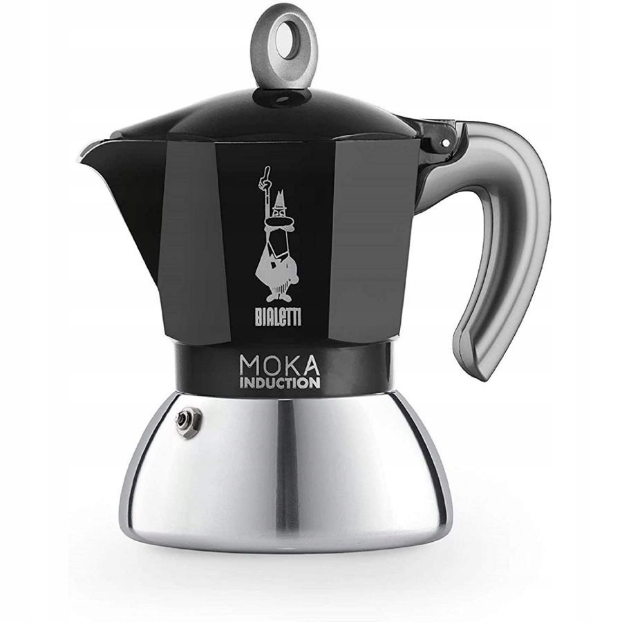 Bialetti Moka Induction 4 šálky černá New