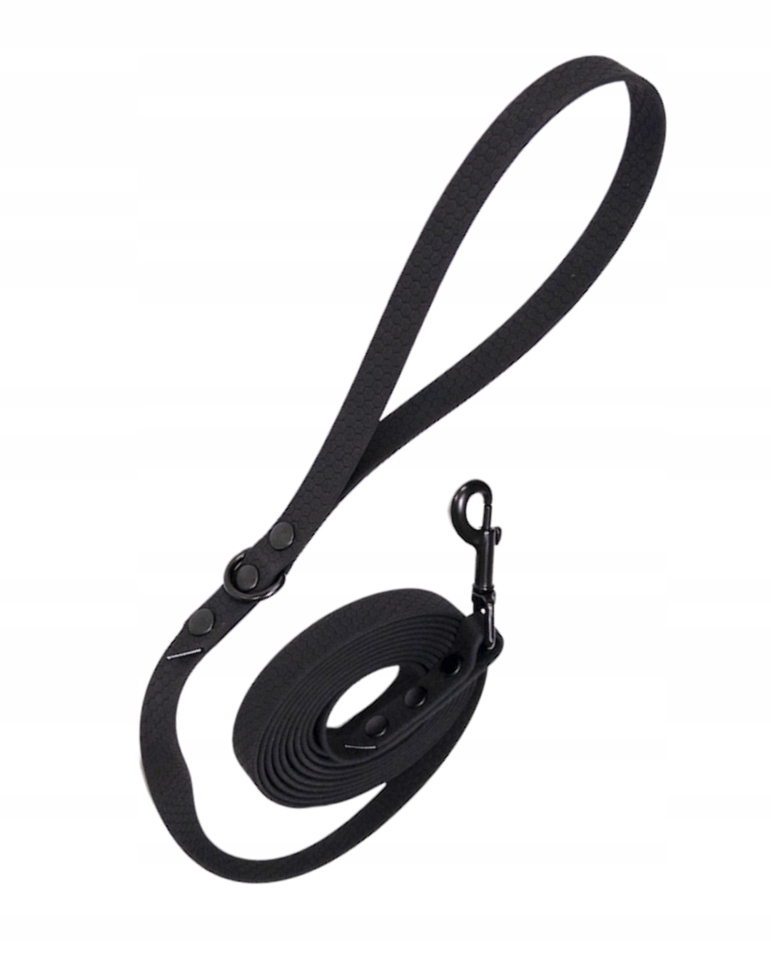 Levně odolné vodítko pro výcvik psů 5 m s černými kování černá