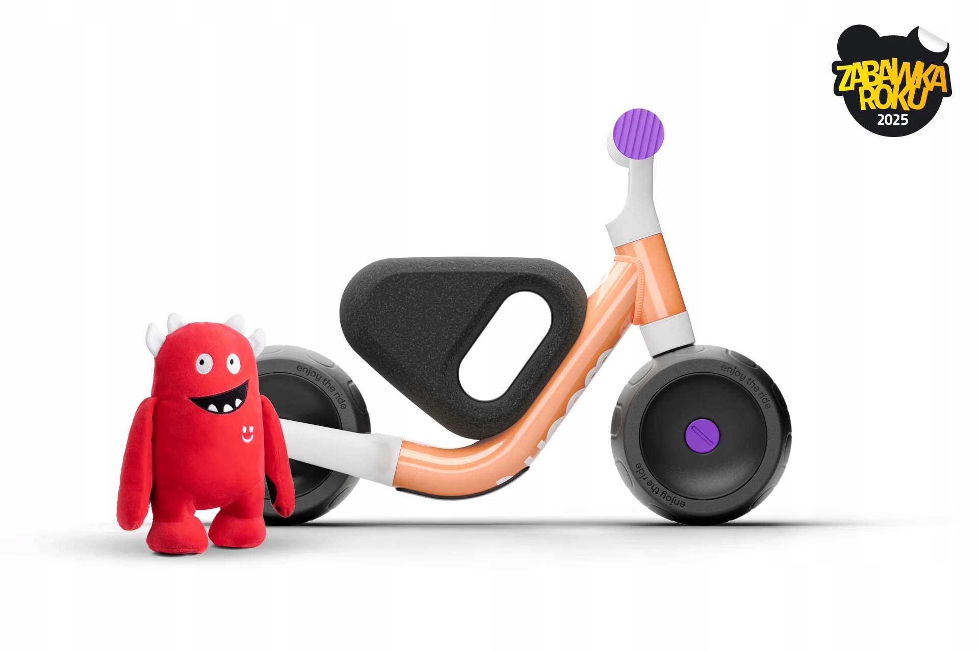 Rowerek biegowy Woom Wow Pop Peach