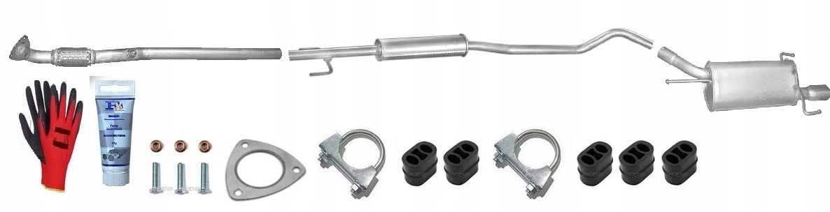 Opel Tigra Twin Top 1.4i 16V 66kW (od Roku 2004) sada tlumičů výfuku bonus