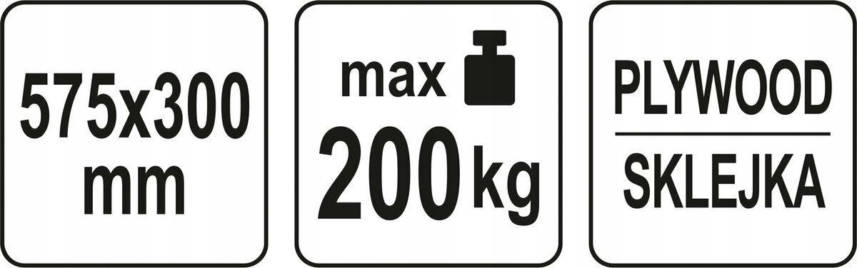 YATO WÓZEK PLATFORMA TRANSPORTOWA Marka Yato