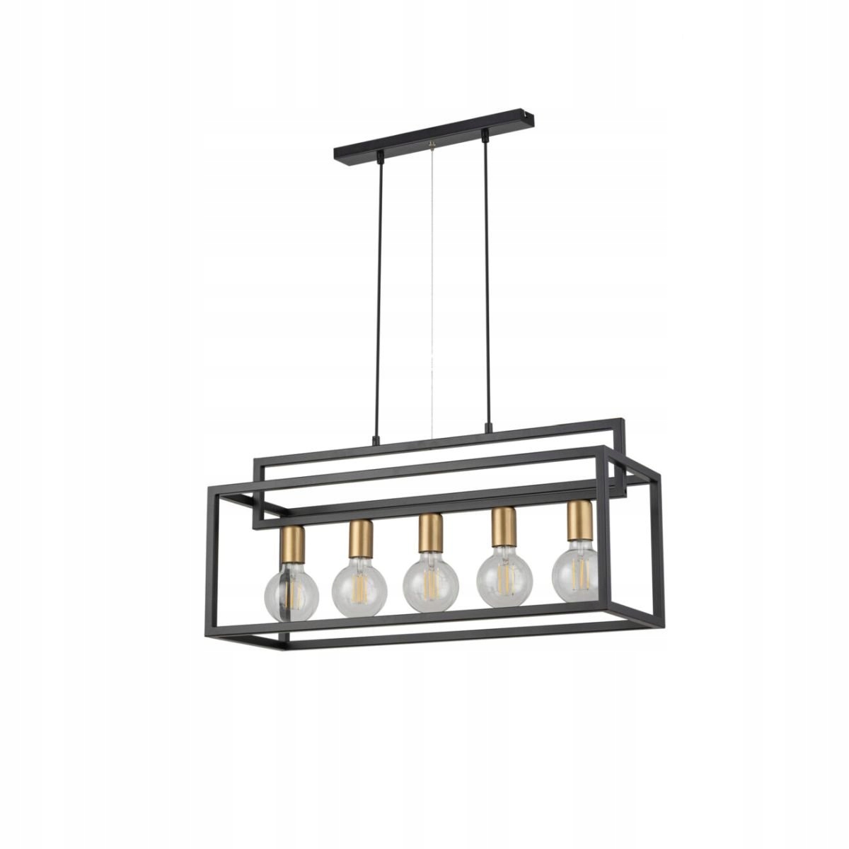 Loftová obdĺžniková závesná lampa bez tienidla Vigo 5 32443 Sigma Lighting