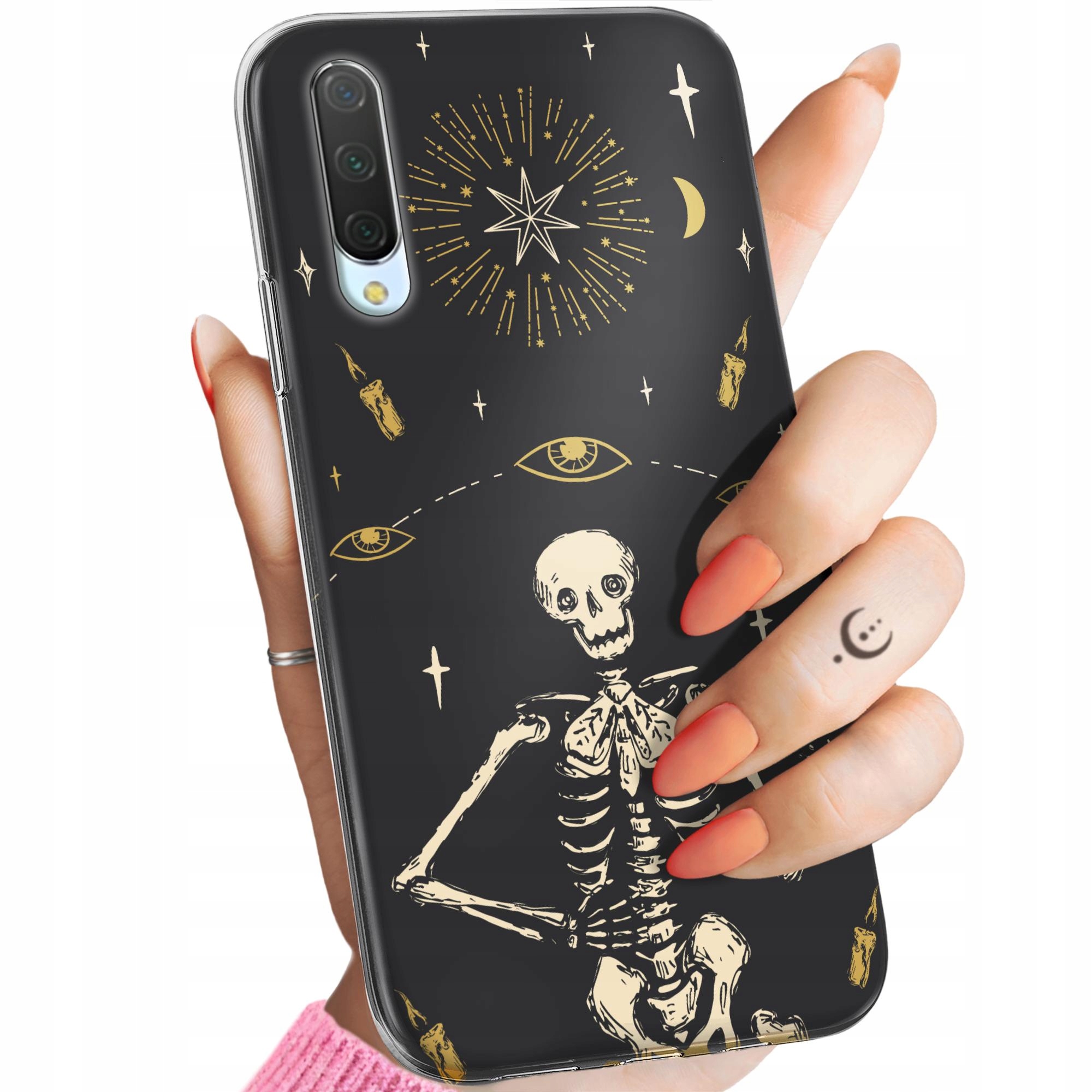 Etui Do Xiaomi MI 9 Lite Czaszka Szkielety Memento Mori Gotyk Obudowa