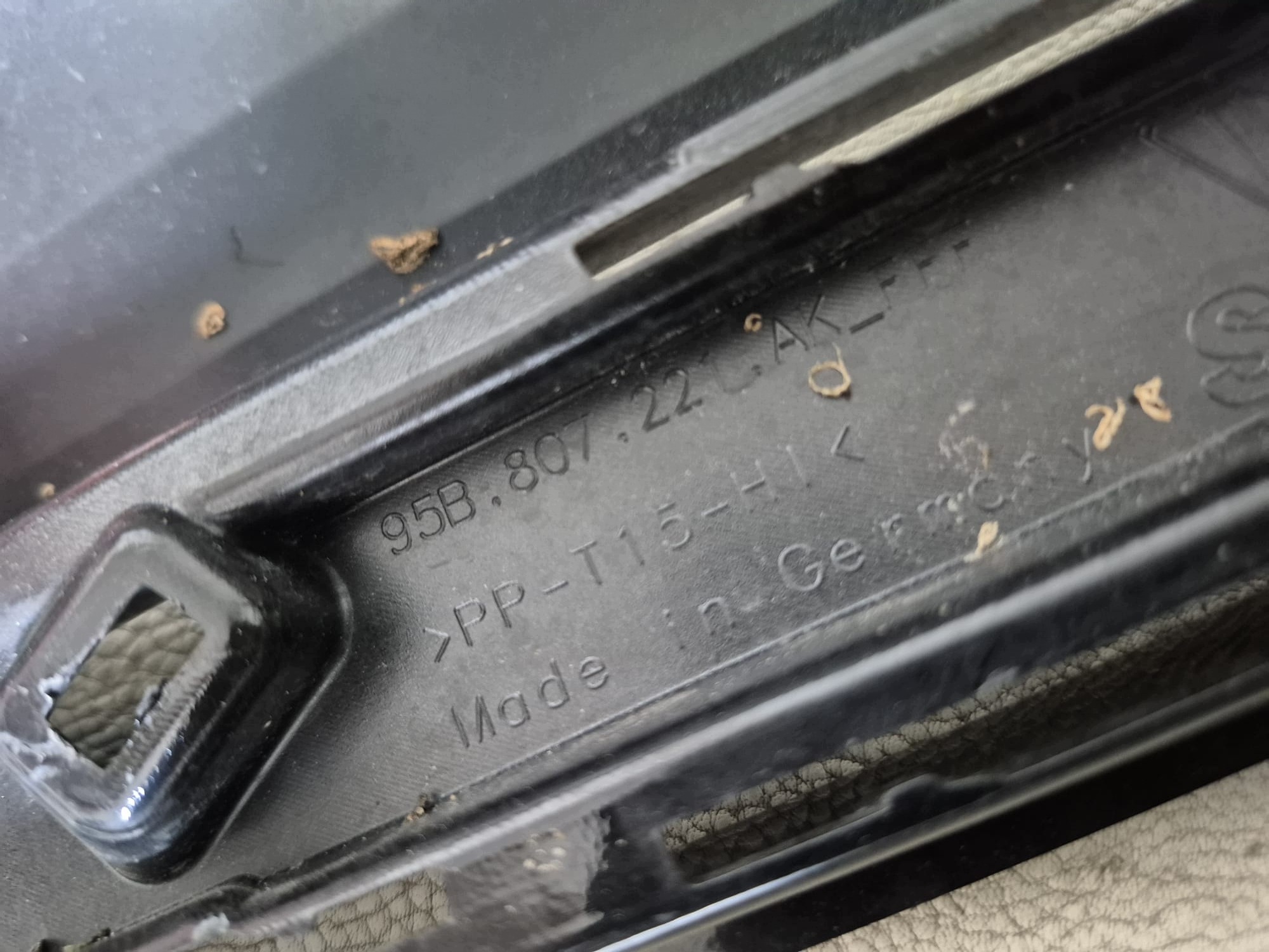 PORSCHE MACAN 95B GTS LIFT 21- bumper front front 95B807221AK