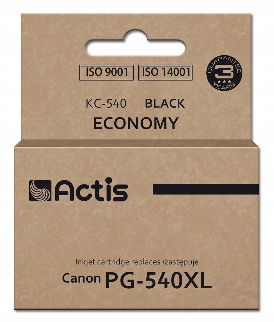 Actis KC-540 Tusz (zamiennik Canon PG-540XL Supreme 22 ml czarny).