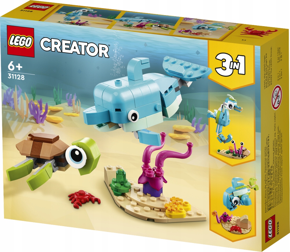 Lego 31128 Creator Delfín a želva je jako dárek