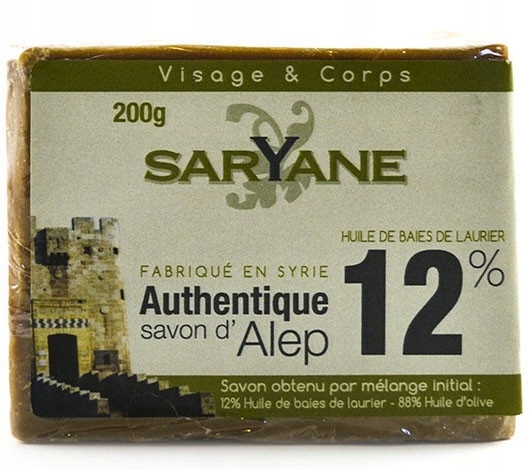 MYDŁO ALEPPO 12 % NATURALNE HIGIENA INTYMNA WŁOSY