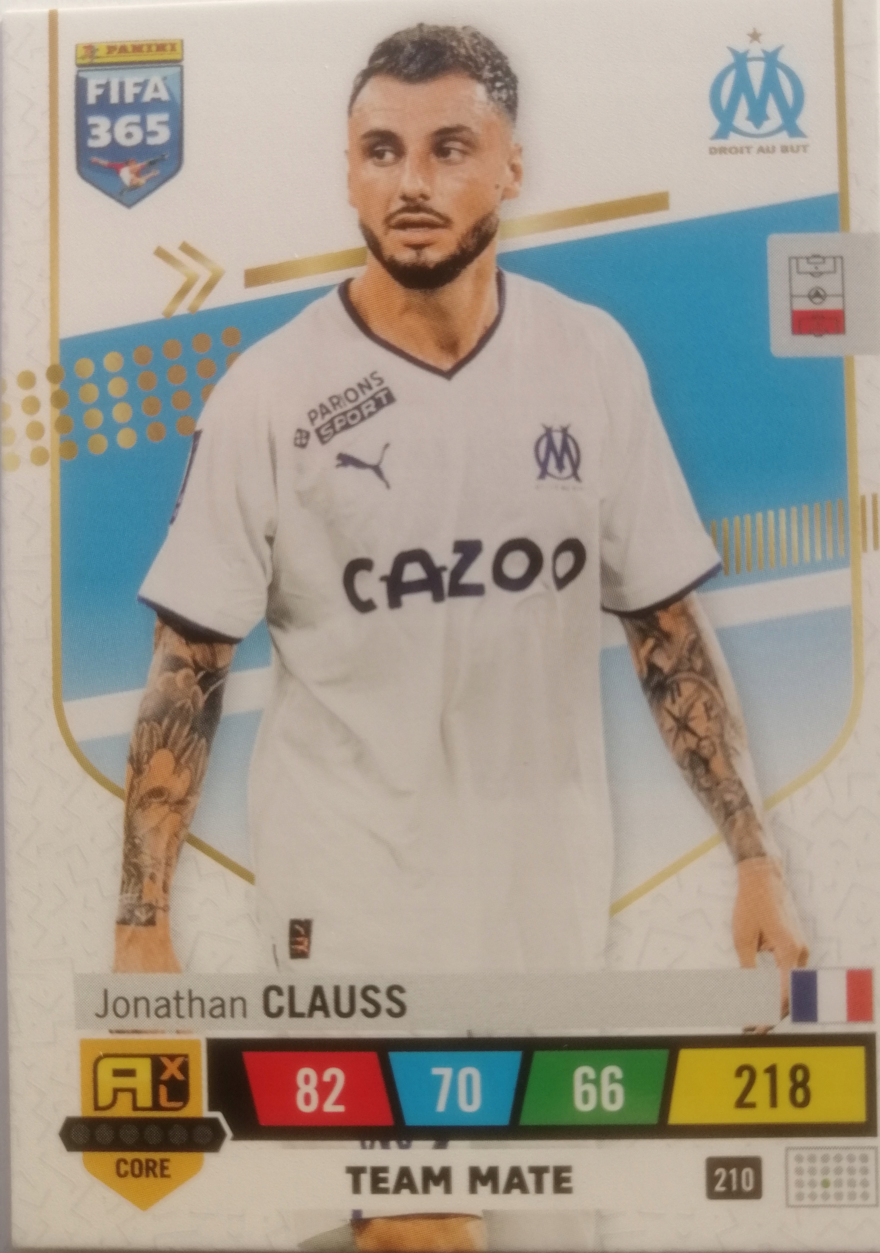Fifa 365 2023 Core Team Mate 210 Jonathan Clauss