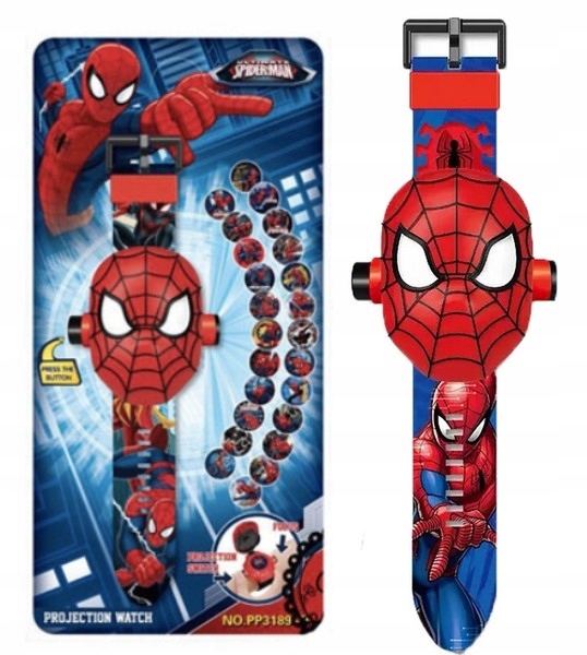 

Spderman Zegarek Cyfrowy Z Projektorem rzutnik