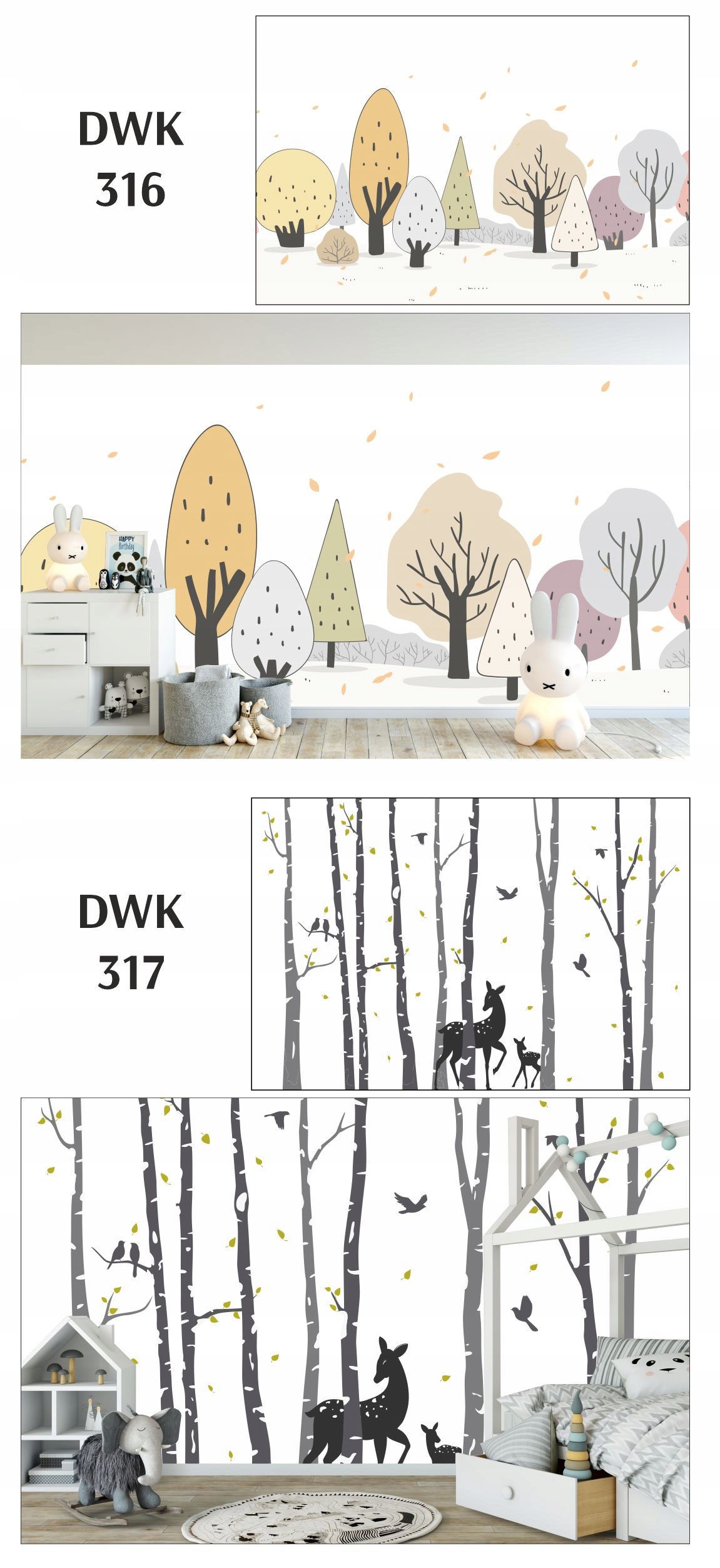 fototapeta na wymiar dla dzieci las, pandy Długość 100 m