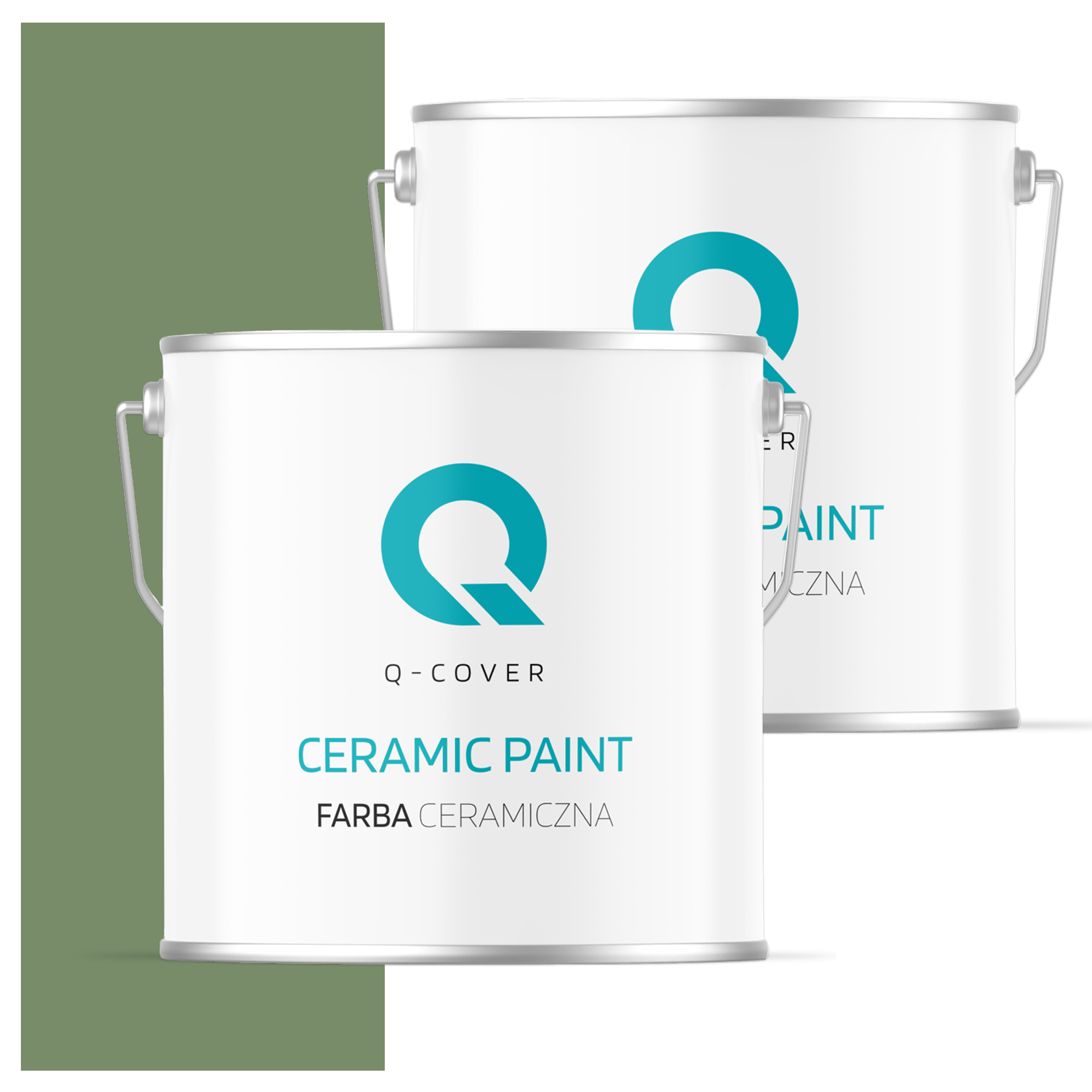 Keramická umývateľná farba na interiér 5 l, hlboká matná, tmavá, H2123