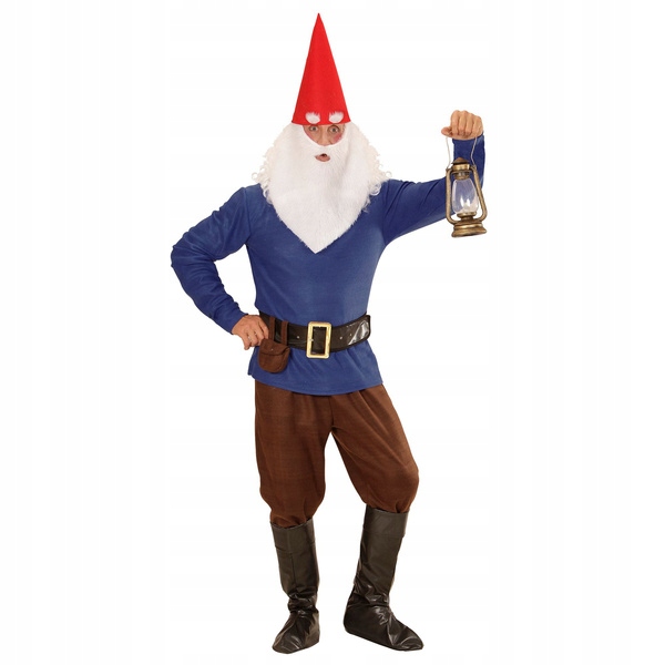 Gnóm Kostým Elmon Blue XL