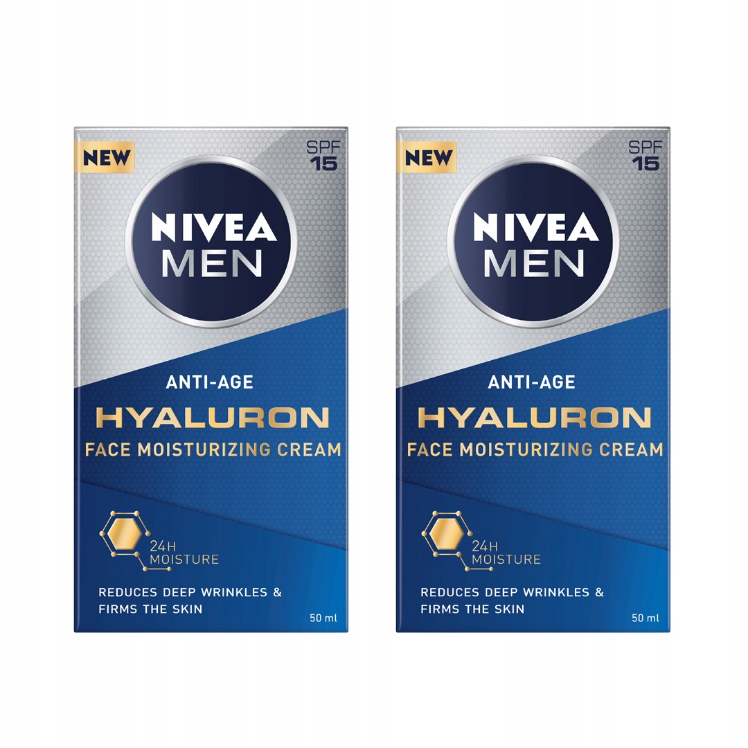 

Krem przeciwzmarszczkowy Nivea Men Hyaluron 2 szt.