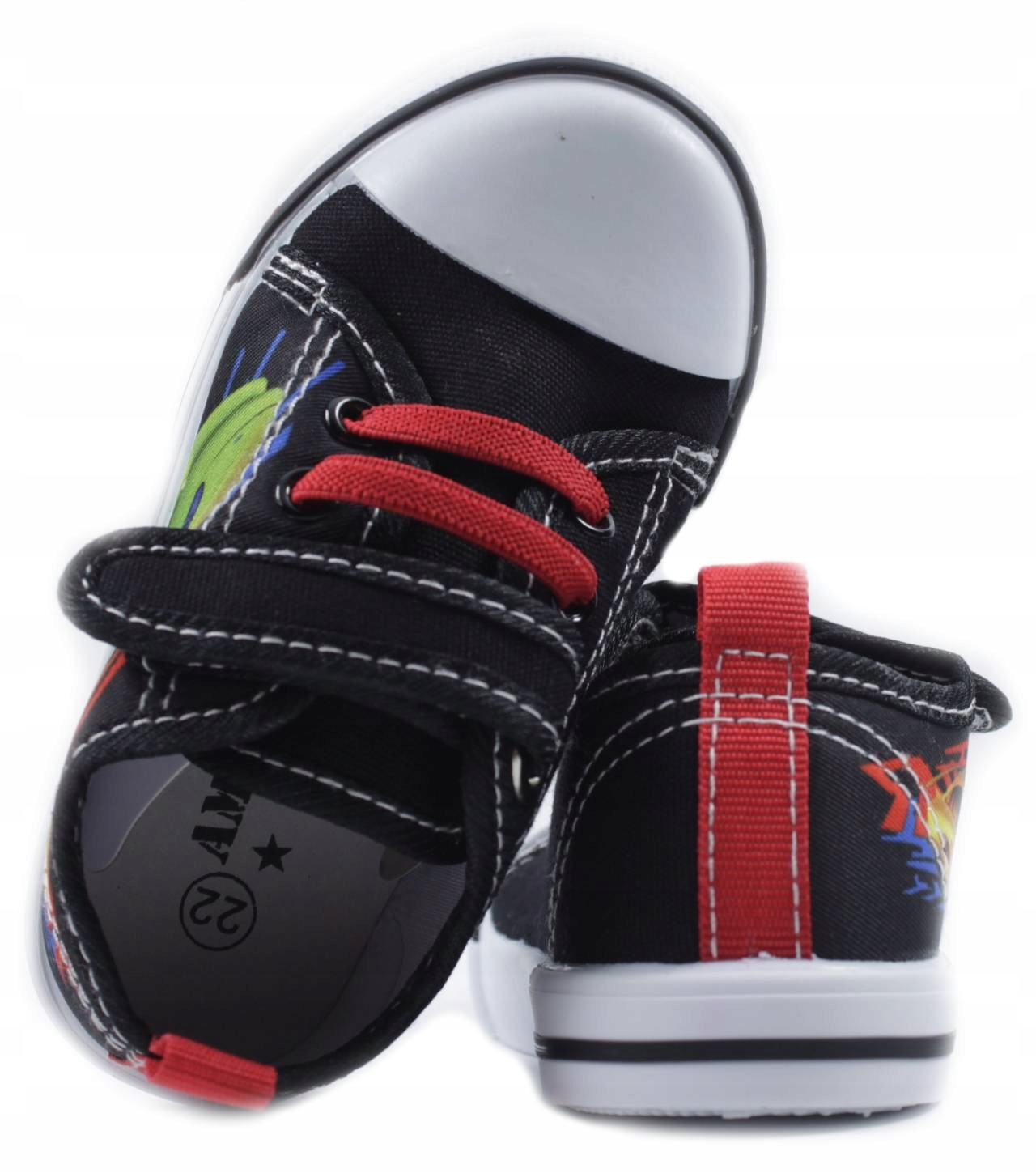 

American TEN52 Dziecięce Trampki Rzep Lato R. 25