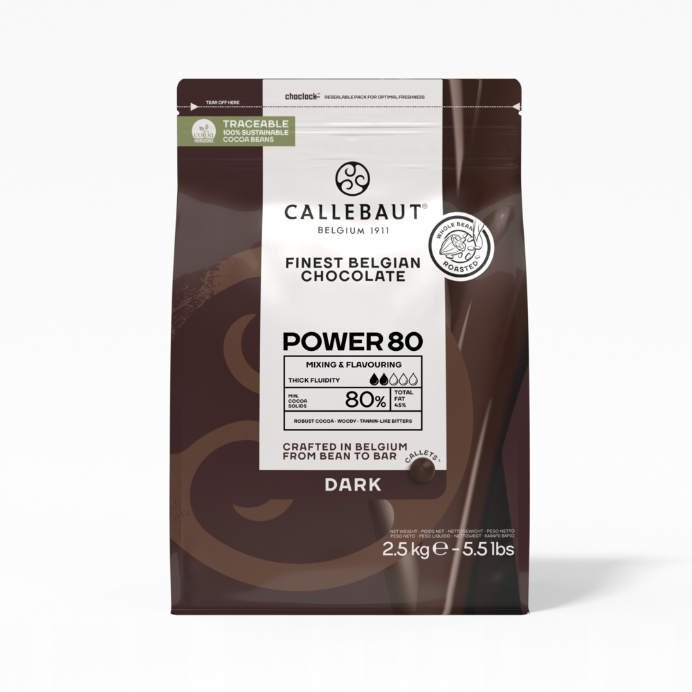 Levně tmavá čokoláda Callebaut Power 80% 2,5 kg