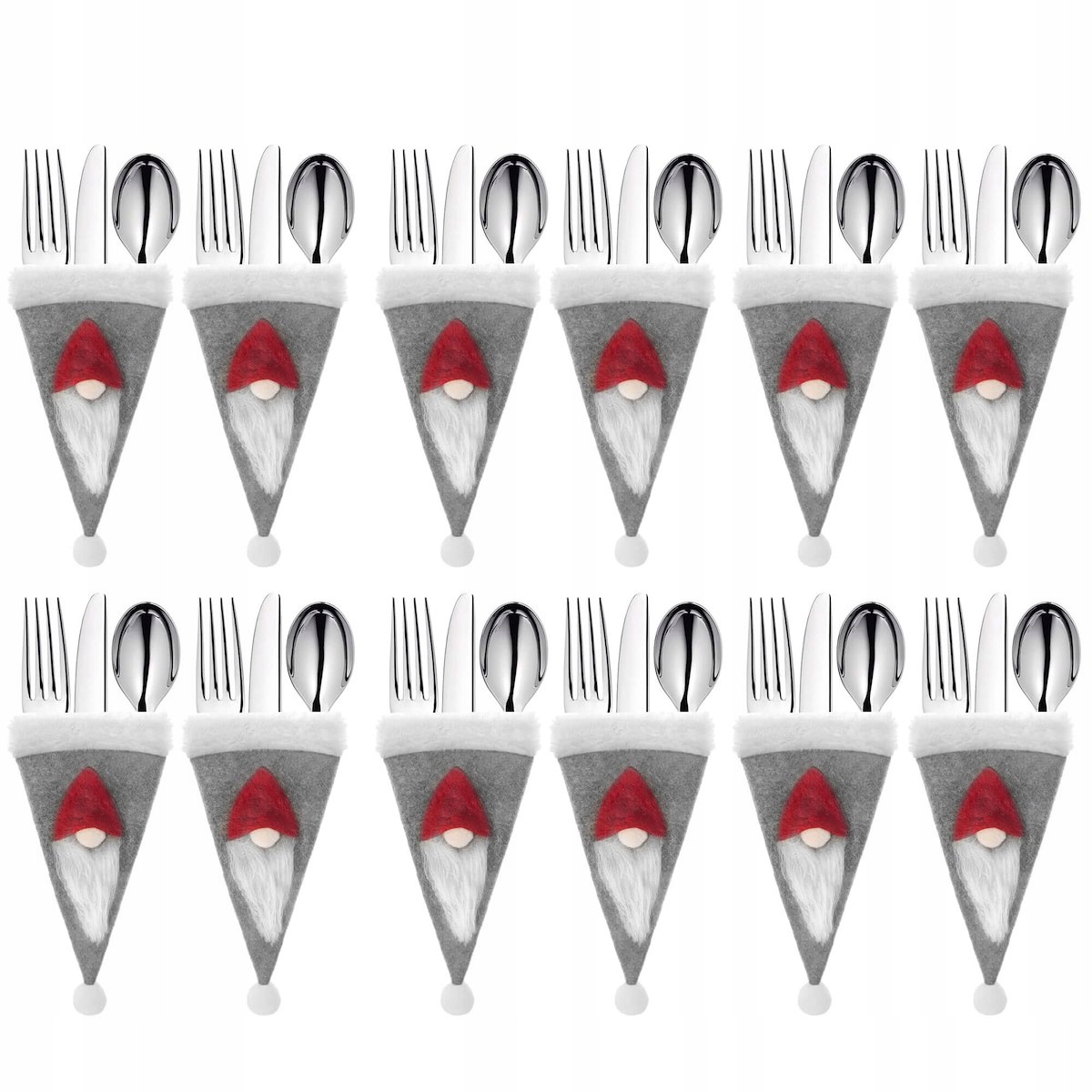 

Etui Na Sztućce Butelkę Wino Święta Pokrowiec x12