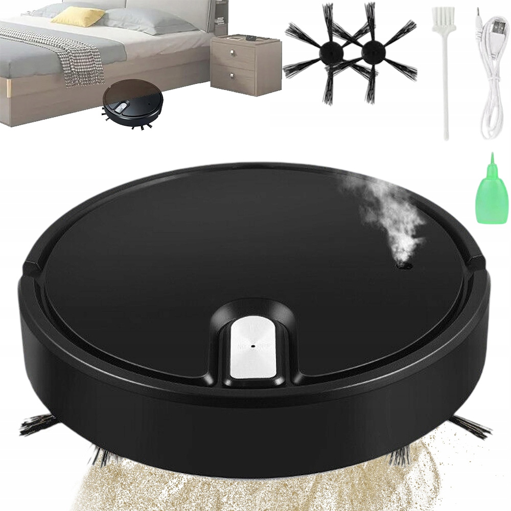 Automatyczny Robot Odkurzający 1800Pa Do Sierści Zwierząt Mopujący