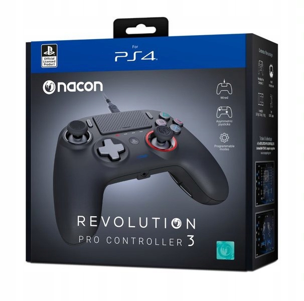 Nacon Revolution Pro Controller 3 čierna (PS4/PC)
