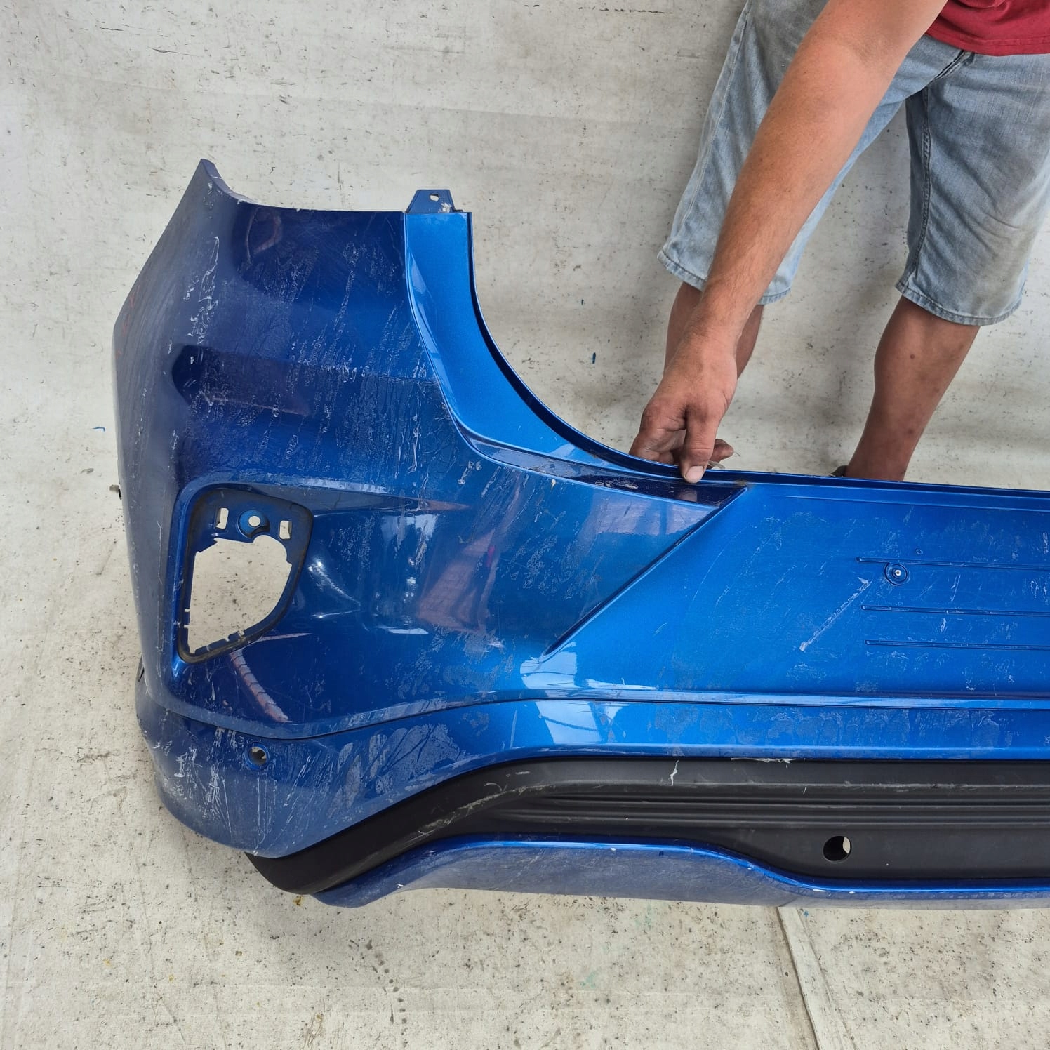 FORD PUMA MK-2 2 ST-LINE 19- bumper rear part rear 4PDC