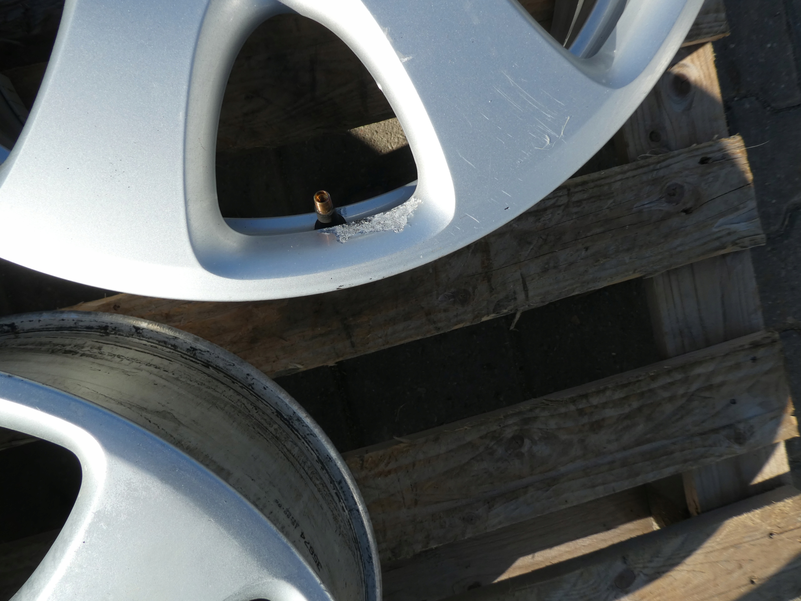 4X ALU discs original AUDI 4L0601025E