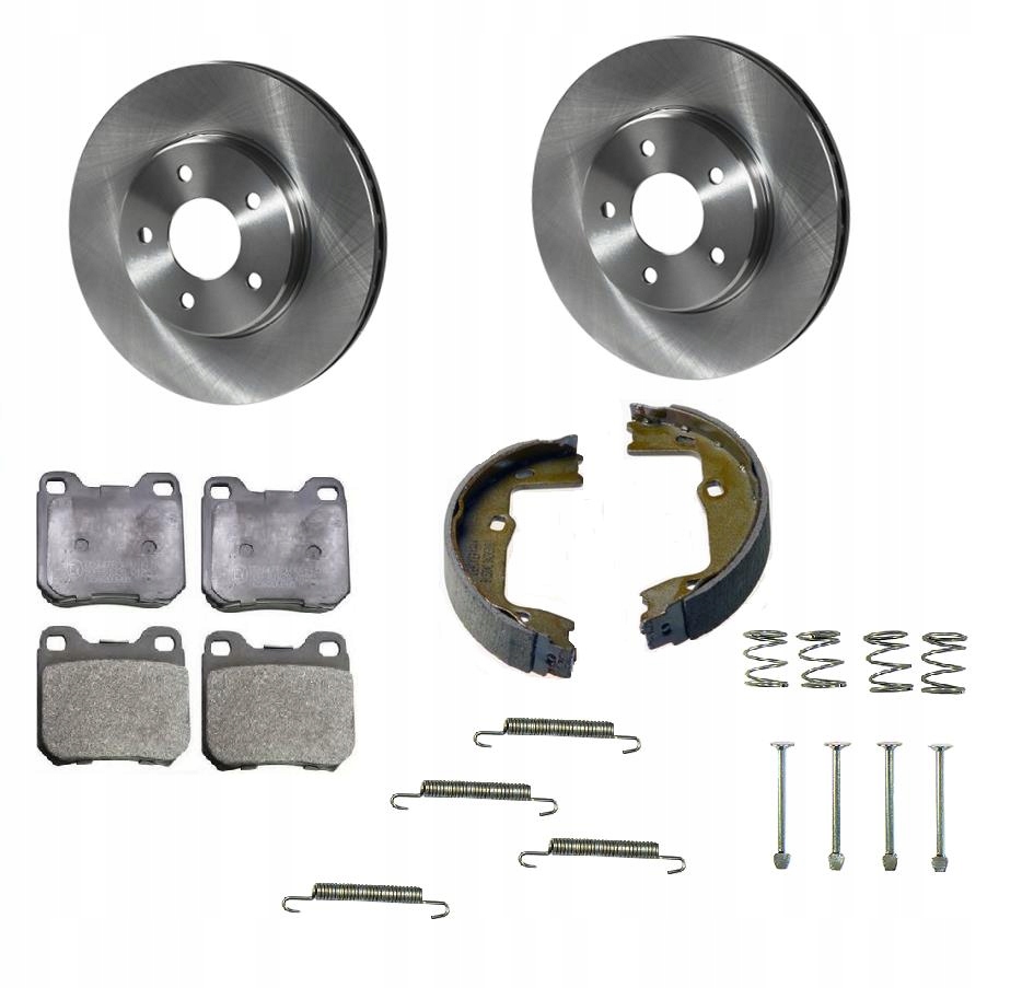 Kotouče Kostky Čelisti Omega B Fl Zadní sada Ventilky